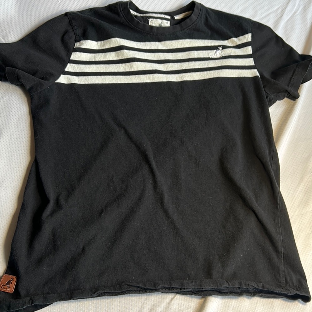 Kangol T shirt Striped Tee Medium